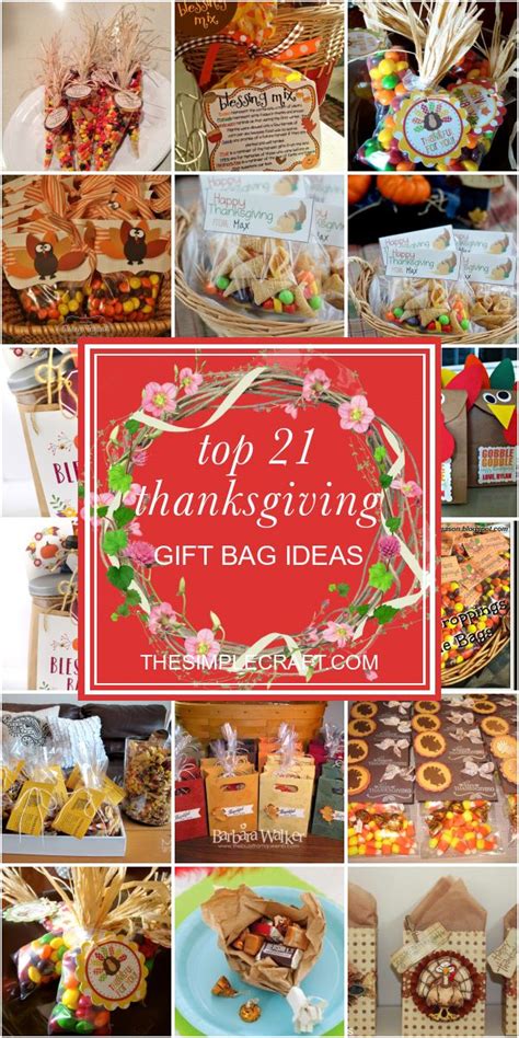 The Top 21 Thanksgiving T Bag Ideas From The Sweetest At Home Giveaways