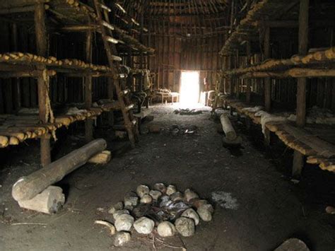 Inuit And Iroquois The Iroquois Inside A Longhouse Longhouse