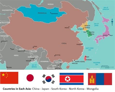Countries In Eastern Asia