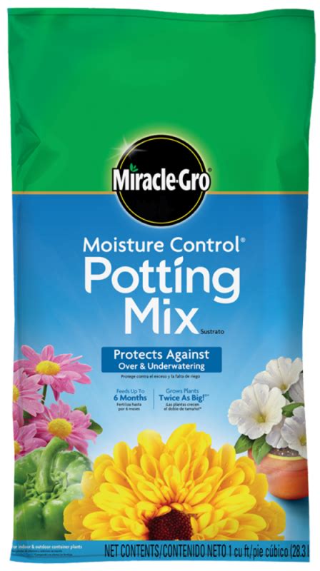 In past years, i purchased inexpensive potting soil and had some success with my container plants and raised planters. Miracle-Gro Moisture Control Potting Mix - Soils - Miracle-Gro