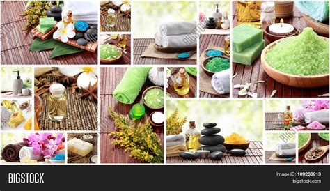 Spa Concept Collage Image And Photo Free Trial Bigstock