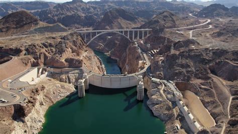 Aerial View Hoover Dam On Stock Footage Video 100 Royalty Free