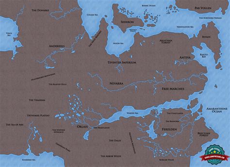 Dragon Age World Map