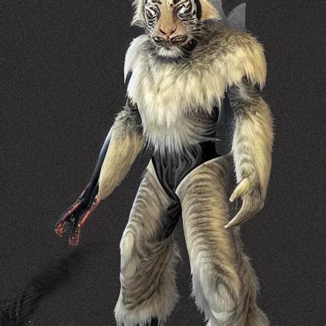 Krea A Humanoid With Cat Like Features Yellow Eyes Teeth That