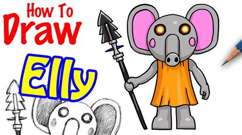 Clowny piggy roblox alpha meme. How to Draw Elly | Roblox Piggy - YouTube