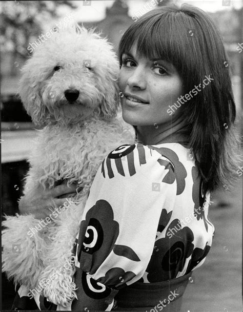 Singer Eve Graham Her Poodle Pepsi Editorial Stock Photo Stock Image