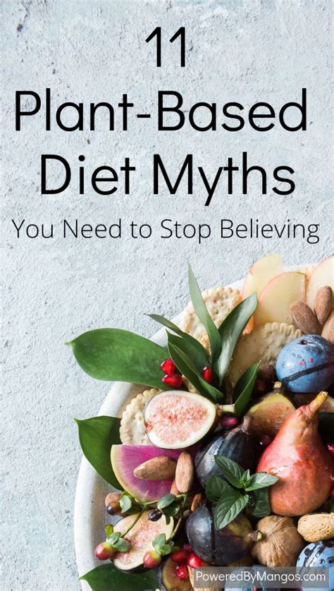 11 plant based diet myths you need to stop believing · powered by mangos plant based diet