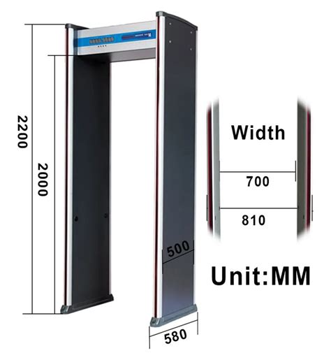 Airport Walkthrough Metal Detector Full Body Metal Scanner Pd2000