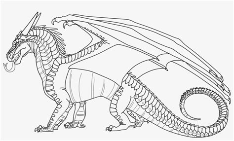 Free Printable Wings Of Fire Coloring Pages Wings Fire Seawing Coloring