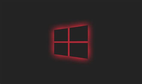 2048x1220 Windows 10 Logo Red Neon 2048x1220 Resolution Wallpaper Hd