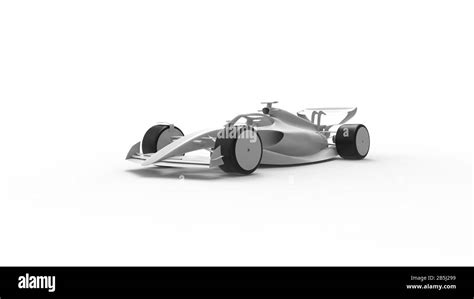 3d Rendering Of A Race Car Ground Effect New Rules Concept Isolated