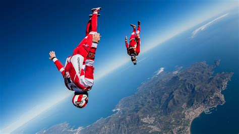 Wallpaper Extreme Sport Skydivers Sky 3840x2160 Uhd 4k Picture Image