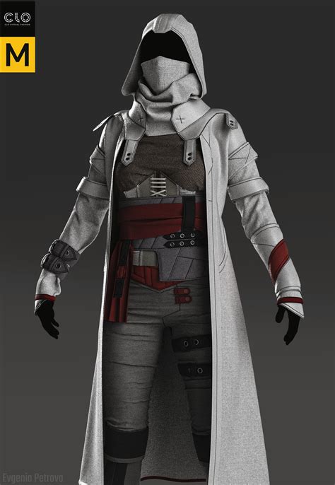 Artstation Assassin Female Outfit Marvelous Designer Clo3d Project