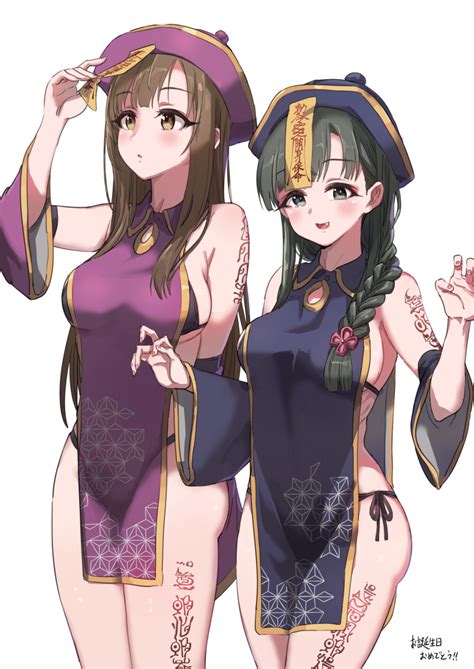 Pizzasi Kobayakawa Sae Mizumoto Yukari Idolmaster Idolmaster Cinderella Girls Absurdres