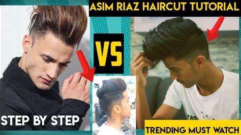 I break down the haircut from the blades, the blending, the layering and even the styling. (New) Asim Riaz Hairstyle Tutorial (2020) | BigBoss | Step ...