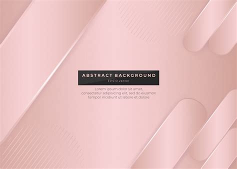 Premium Vector Rose Gold Abstract Background