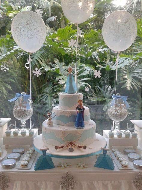 Amazing Frozen Birthday Party Dessert Table See More Party Planning