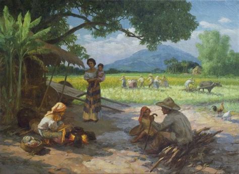 A Small Collection Of Fernando Amorsolos Paintings Filipino Art