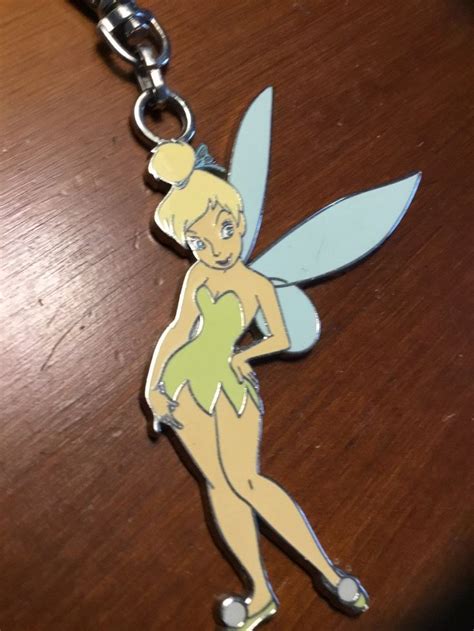 Disney Tinkerbell Tink Pin Lanyard Standing Posing Hand On Hip Playful No Scratches Official