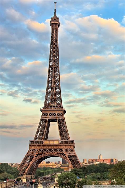 Eiffel Tower Paris France Ultra Hd Desktop Background