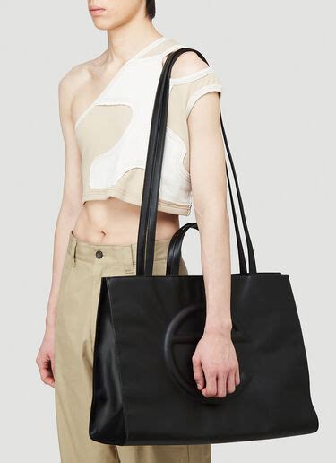 Telfar Unisex Large Shopping Bag In Black Ln Cc®