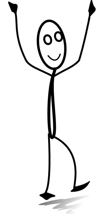 Download Happy Stickman Stick Figure Royalty Free Vector Graphic