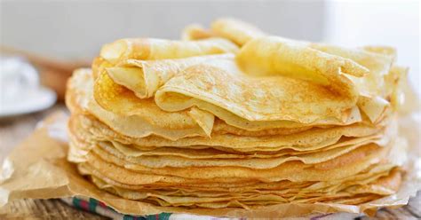 Recette de crêpes minces classiques