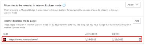 How To Turn On And Use Windows 1110 Edge Ie Compatibility Mode Minitool