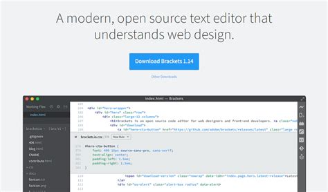 10 Free Html Editors For Developers And Advanced Users