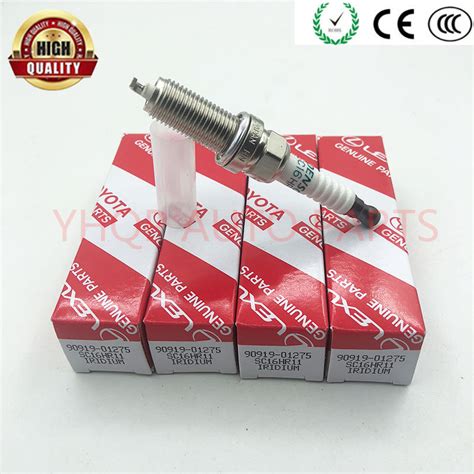 Original 4PCS SC16HR11 Iridium Spark Plug For Toyota Vios Dual Vvti