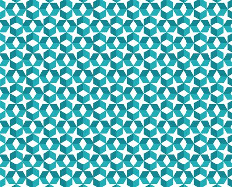 Seamless Geometry Blue Colorful Pattern Texture Free Vector In