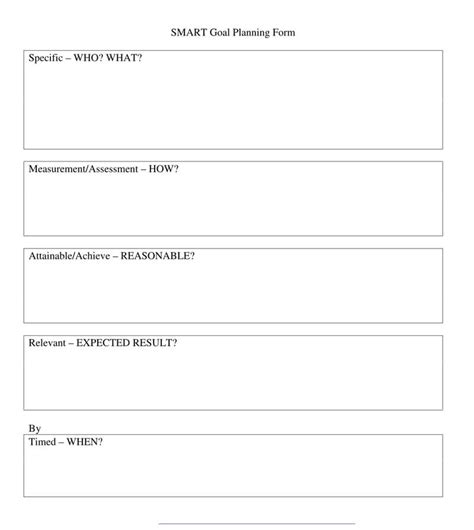 Collection of most popular forms in a given sphere. Free SMART Goals Worksheets & Templates (Excel | Word)