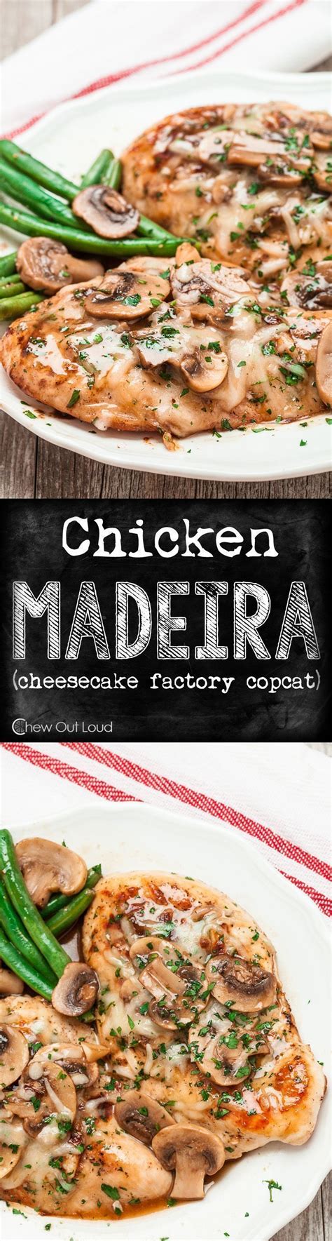 Copycat Cheesecake Chicken Marsala Chicken Marsala Cheesecake Factory