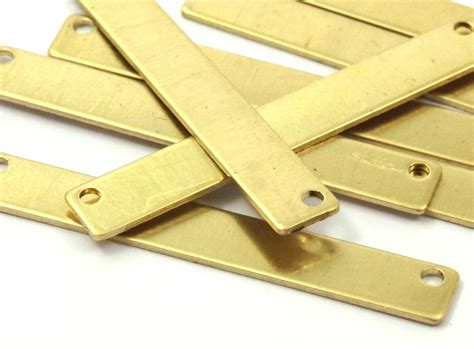 Brass Customized Bar 12 Raw Brass Stamping Blanks Etsy Stamping