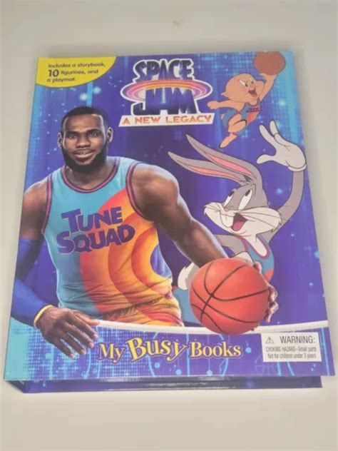 Space Jam A New Legacy My Busy Books With 10 Figurines Playmat Lebron James Nba 1000 Picclick