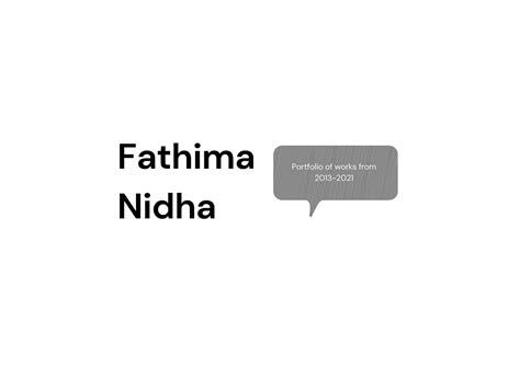 Fathima Nidha On Behance