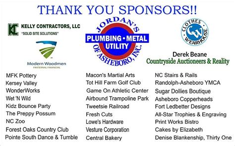 Thank You Banner Printing For Sponsors Banner