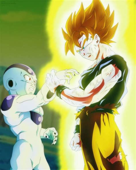 Oh haha let's make fun of friezas small arm span you won't be laughing when i destroy a few continents. Goku vs Frieza by HiroshiIanabaModder | Goku vs freeza ...