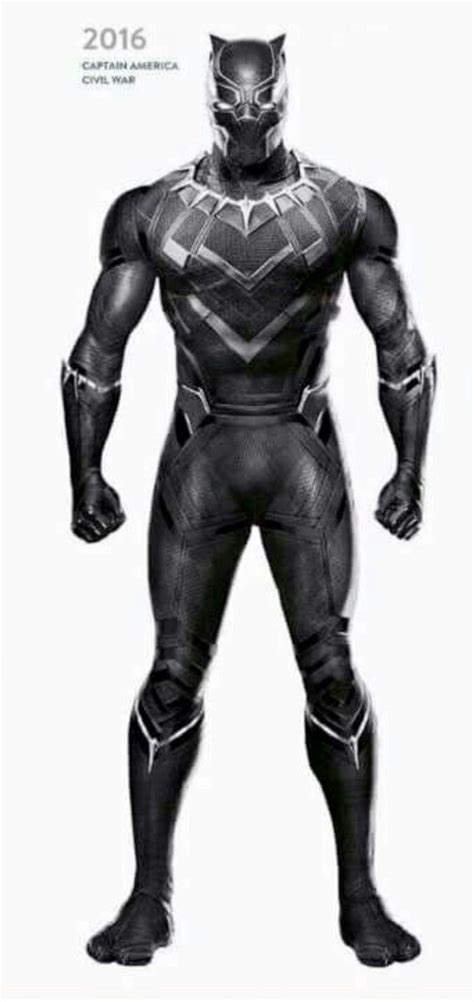 Black Panther In His Captain Americacivil War2016 Uniform Outfit
