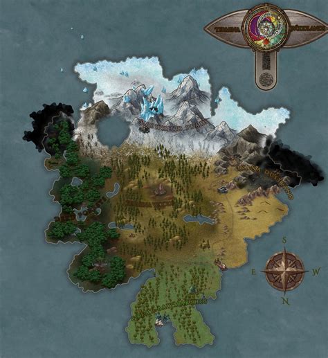 My Pathfinder 2e Zelda Rpg S World Map Termina Woodlands Pathfinder2ecreations