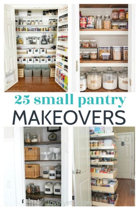 25 Inspiring Small Pantry Ideas And Makeovers Lovely Etc