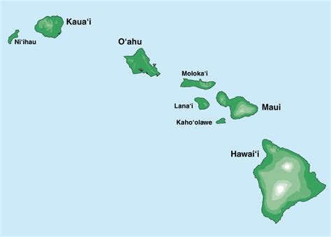 Map Of Hawaii Large Color Map Rich Image And
