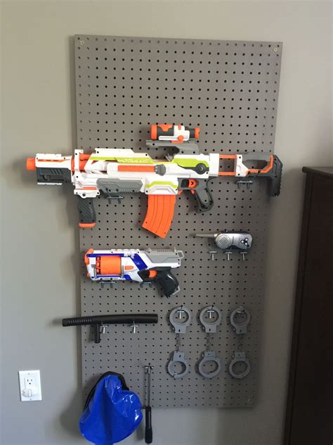 Will be used as the rack that will hold your arsenal. Pin on Nerf Guns