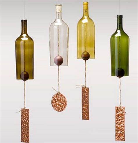 Make Your Own Wine Bottle Wind Chime Wind Chimes Recycled Wine