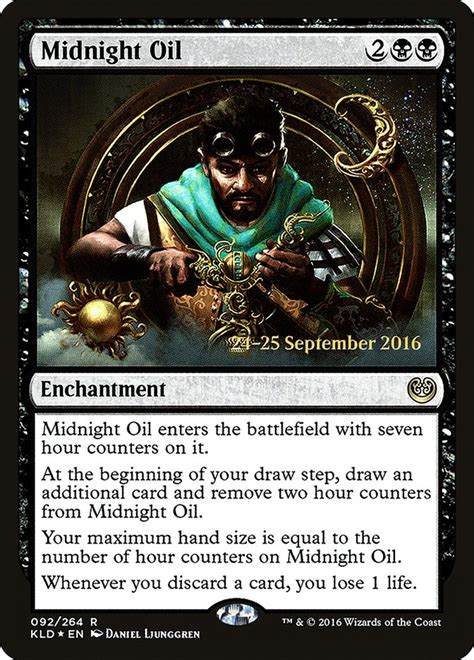Midnight Oil Magic The Gathering Mtg Card