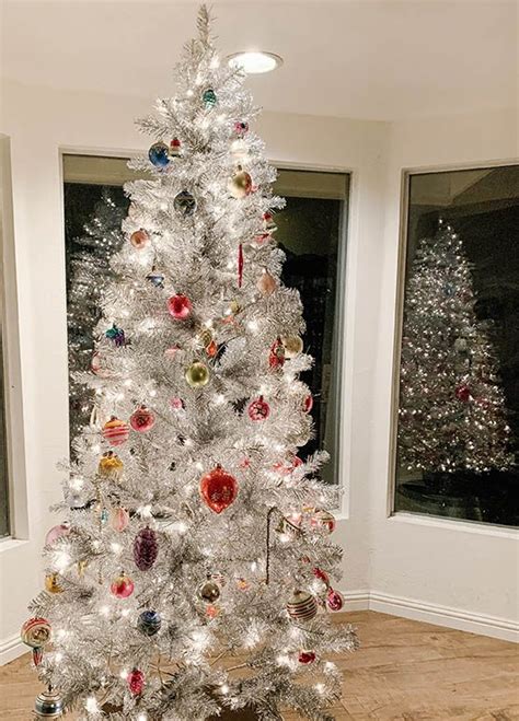 20 Best Silver Christmas Trees In Every Style And Price Range Silver