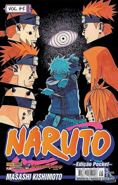 Naruto Pocket N° 45panini Guia Dos Quadrinhos
