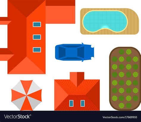 House Top View Clipart Free
