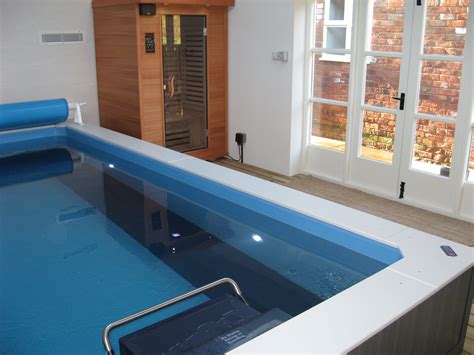 An Indoor Endless Pool Allows You To Swim And Exercise Without Leaving The Home No Traffic And