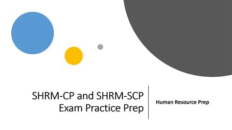 Shrm Cp Shrm Scp Certification Exam Prep Shrm Exam Preparation